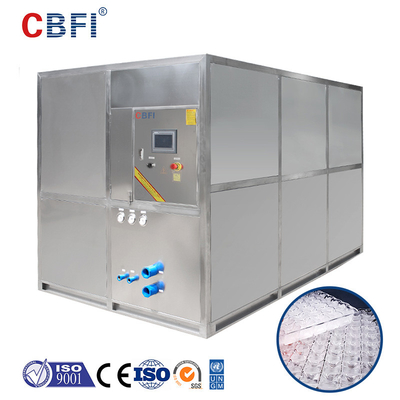 CBFI CV5000 5 طن في اليوم Sus304 الفولاذ المقاوم للصدأ آلة صنع مكعبات الثلج بسعة كبيرة