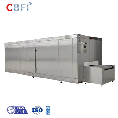 نفق التجميد السريع الفردي الصناعية IQF Shock Blast Freezer