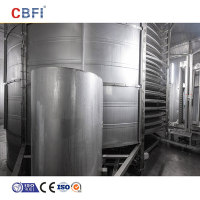 وظيفة التجميد الحلزوني الصناعي / IQF Blast Freezer للأغذية سريعة التجميد آلة نموذج سعر تنافسي