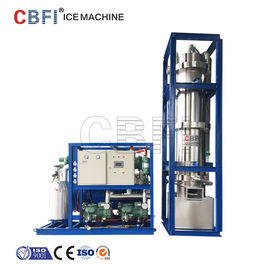CBFI 304 الفولاذ المقاوم للصدأ أنبوب آلة الجليد القدرة اليومية 15 طن