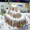 3 أطنان من آلة صنع شرائح الثلج التجارية لحفظ الأطعمة في السوبر ماركت