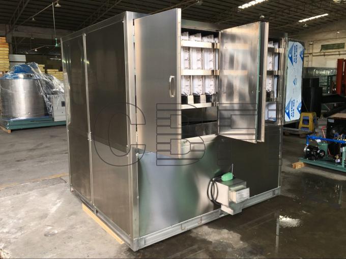 Stainless Steel 304 Ice Cube Making Machine Nickel With Copper Ice Maker