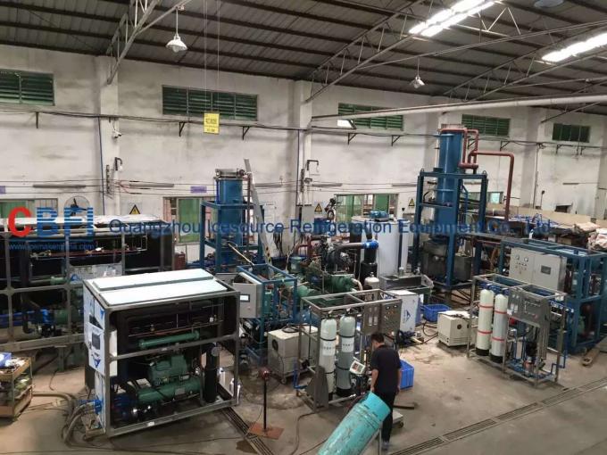 Stable Performance Ice Cube Maker Machine With 1 Ton - 20 Ton Daily Capacity