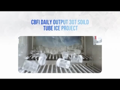 أوروبا 30 طن الصلبة قطع نهاية أنبوب الجليد حالة آلة