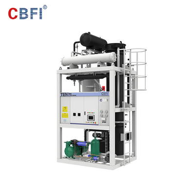 5 طن أنبوب صانع الجليد مع بن / CBFI الفريون نظام التبريد