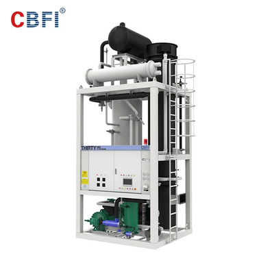 إيطاليا آلة ثلج الأنابيب المصبوب مع 3.5kW الطاقة 28.3kw سعة التبريد مصدر الطاقة الكهربائية