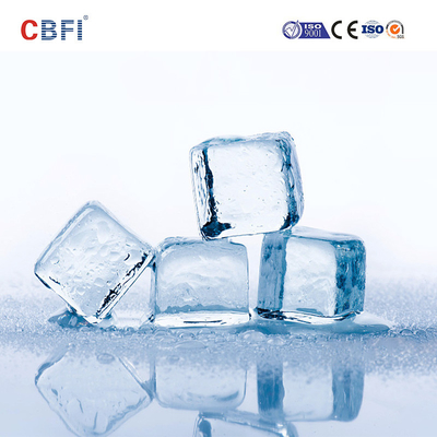 آلة مكعبات الثلج من الفولاذ المقاوم للصدأ مع ضاغط Bizter / Frascold - التبريد بدون جهد